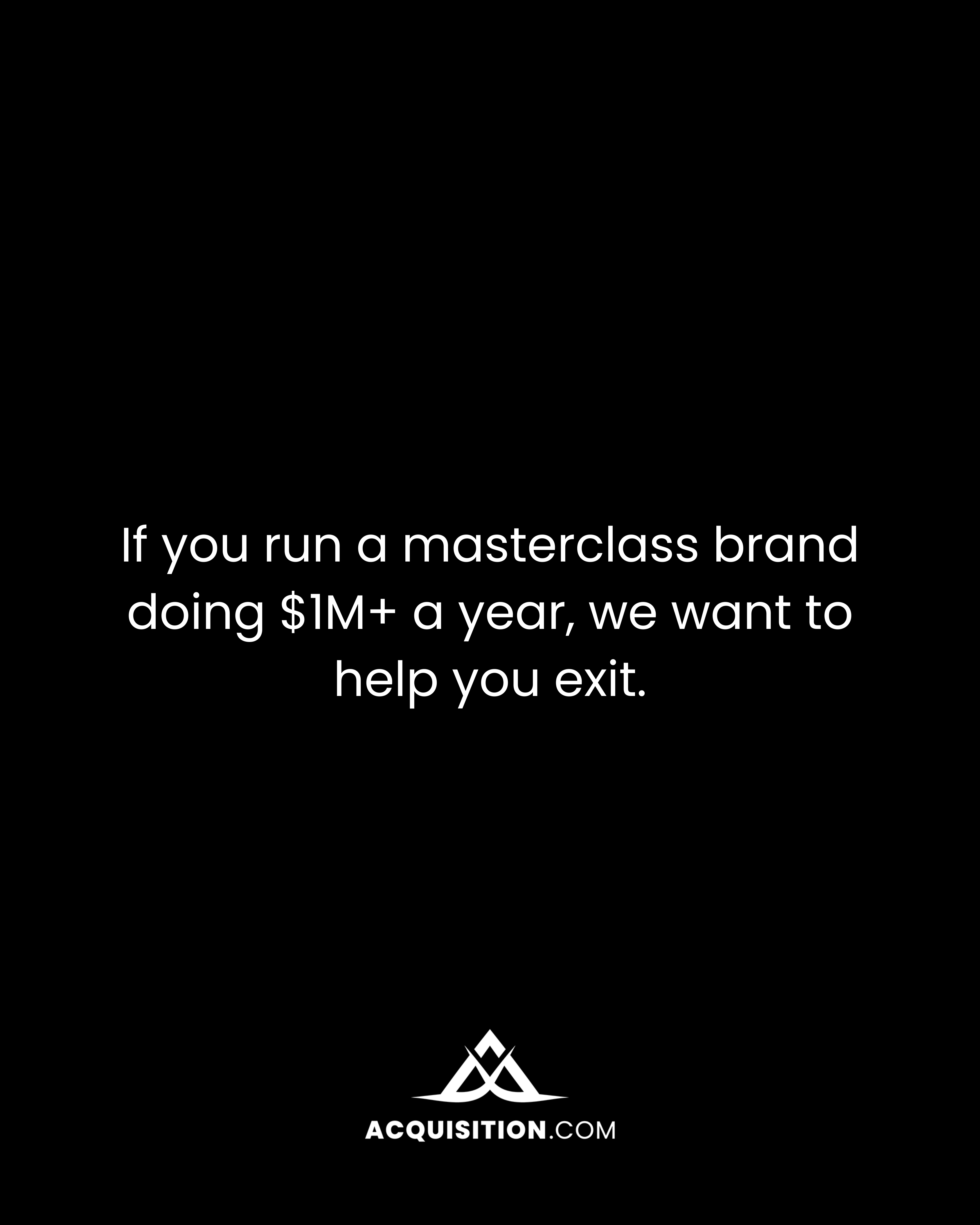 Acquisition.com Facebook ad