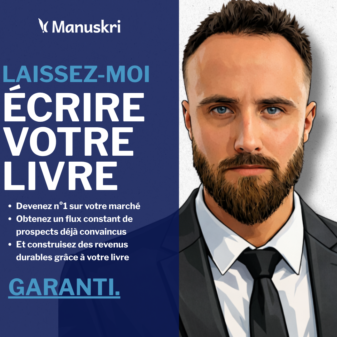 Erwan Simon - Manuskri.com Facebook ad: Devenez auteur d'un livre best-seller en 180 jours