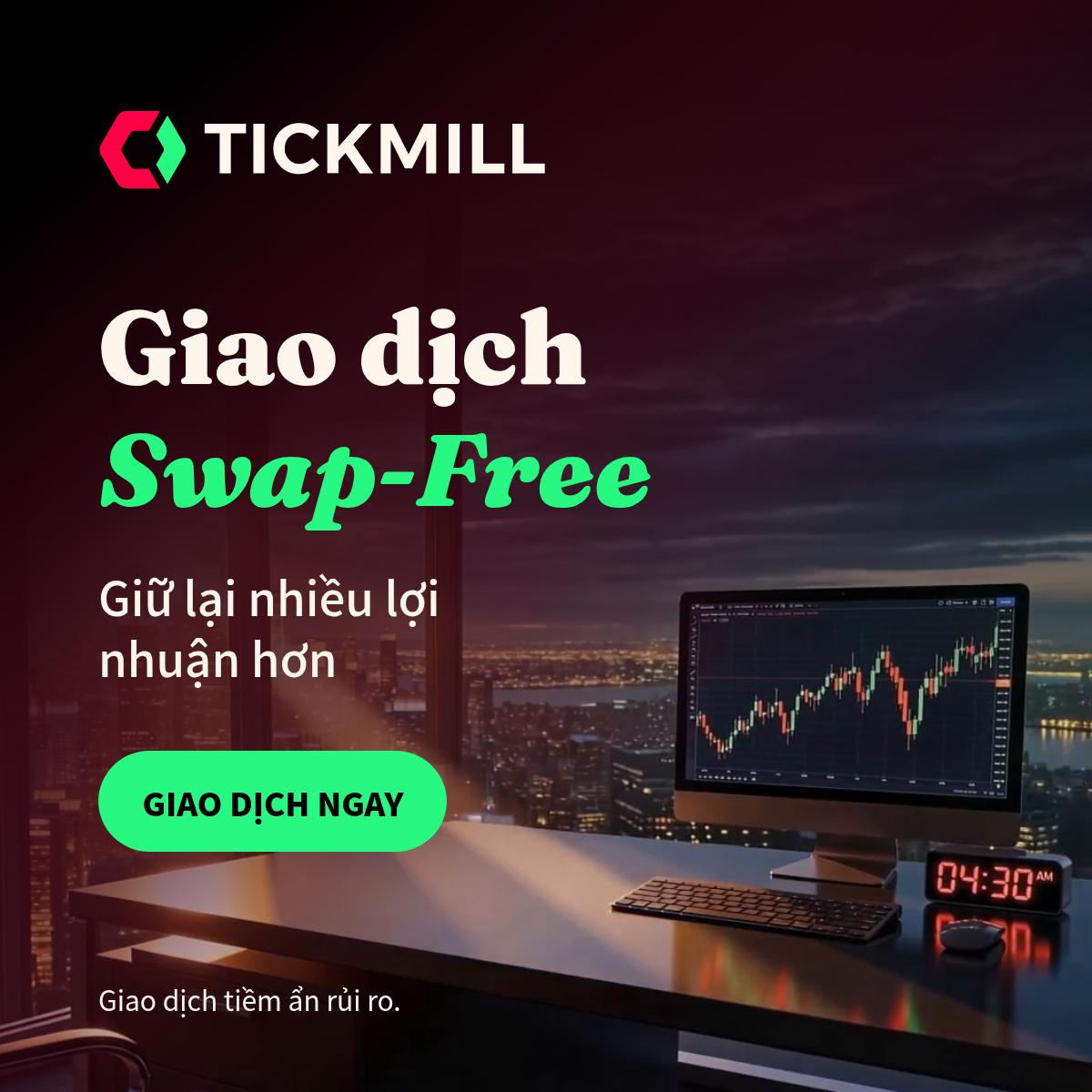 Tickmill Facebook ad