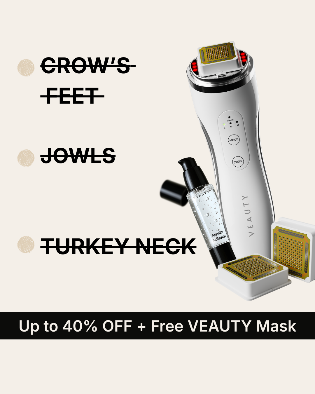 Veauty Facebook ad