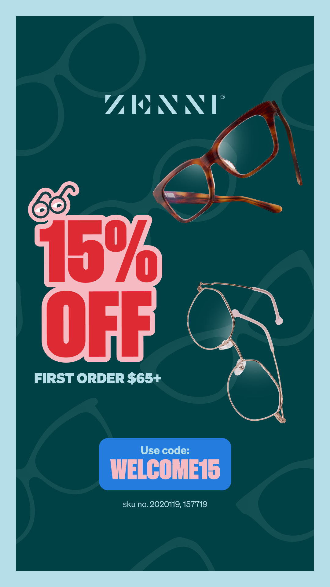 Zenni Optical Facebook ad