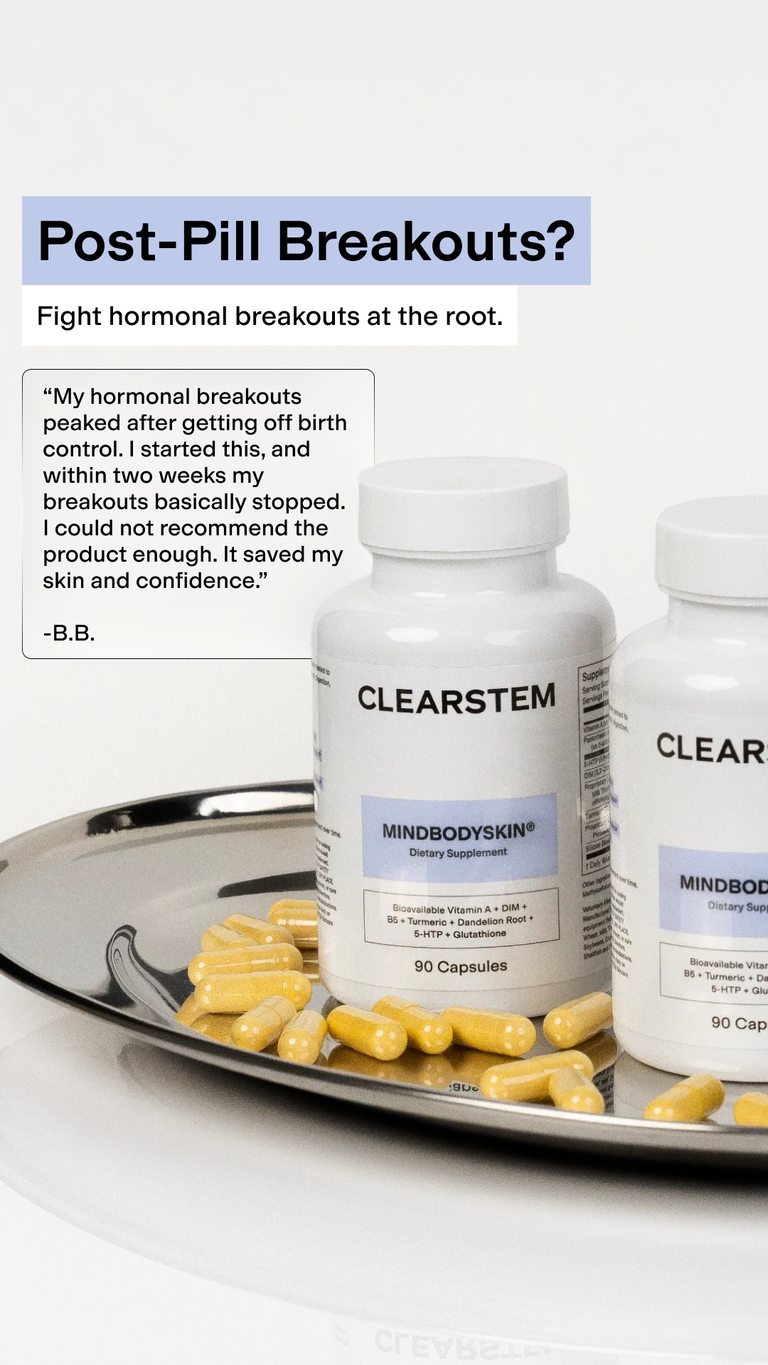 CLEARSTEM Skincare Facebook ad
