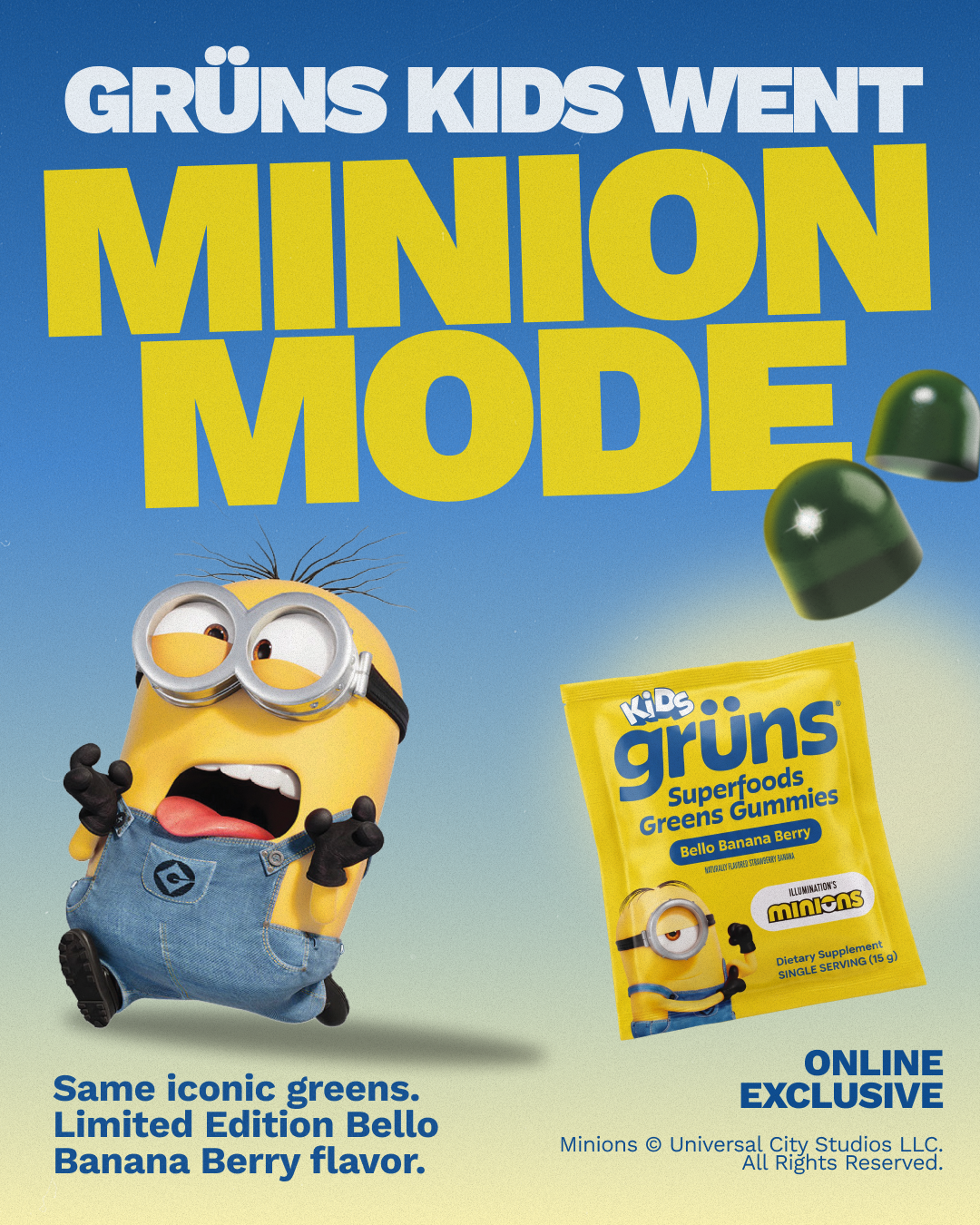 Grüns Kids Facebook ad