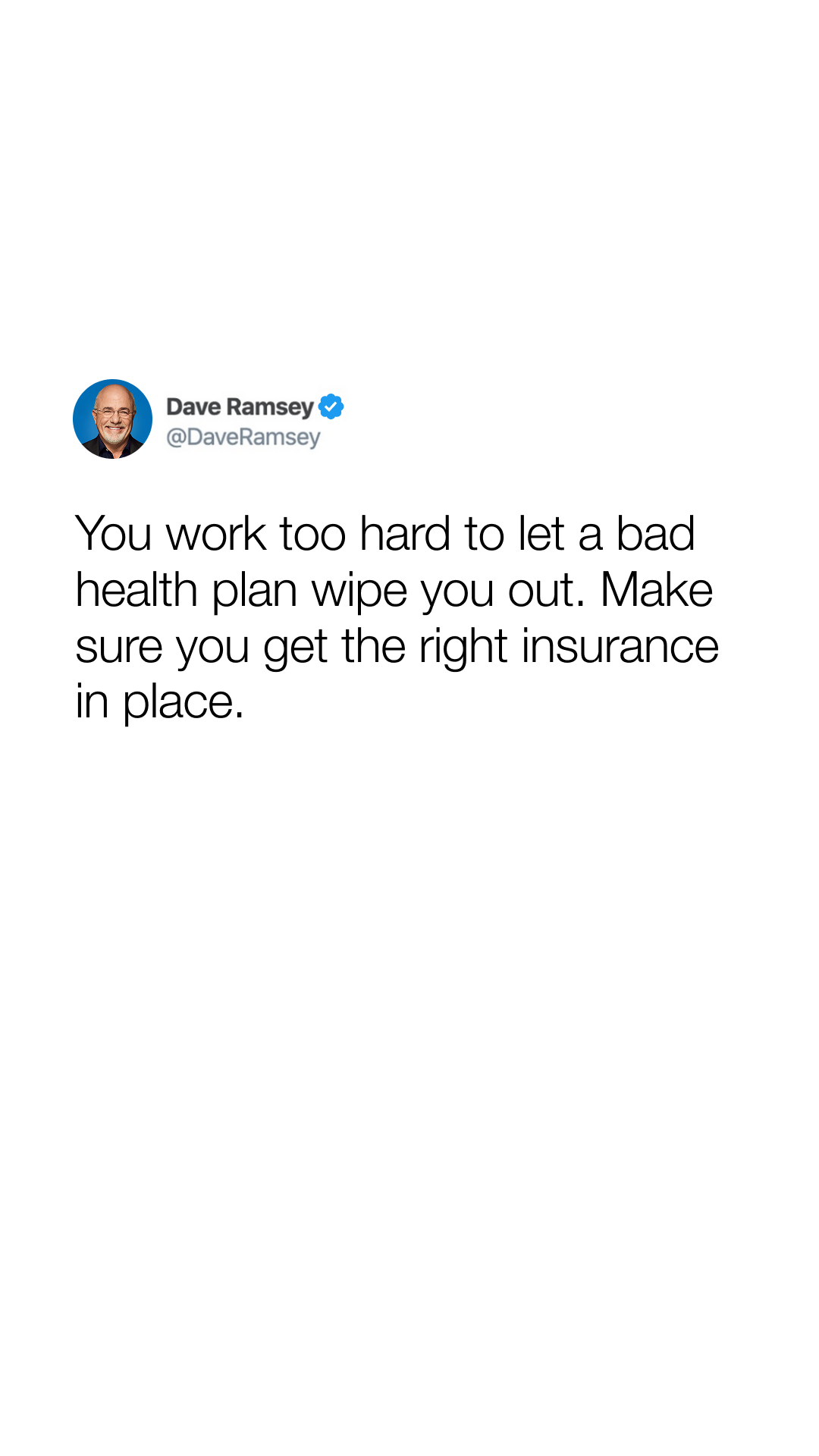 Dave Ramsey Facebook ad
