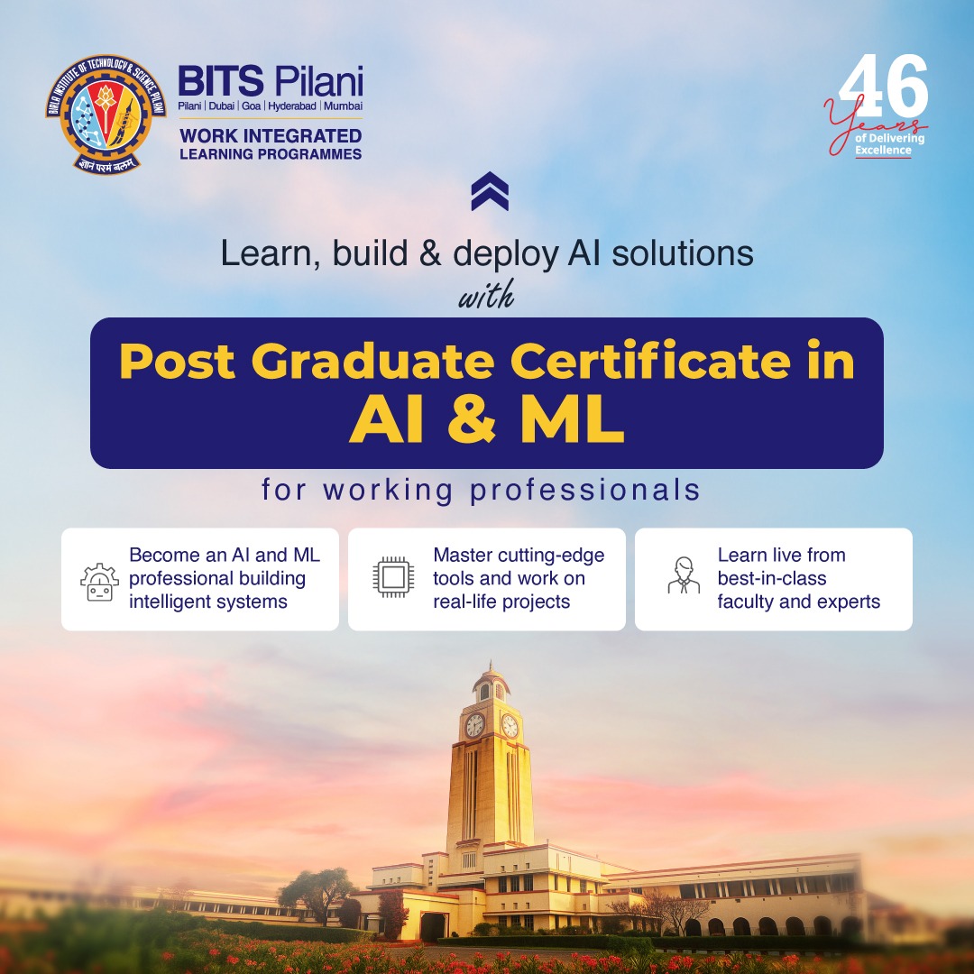 BITS Pilani Work Integrated Learning Programmes Facebook ad