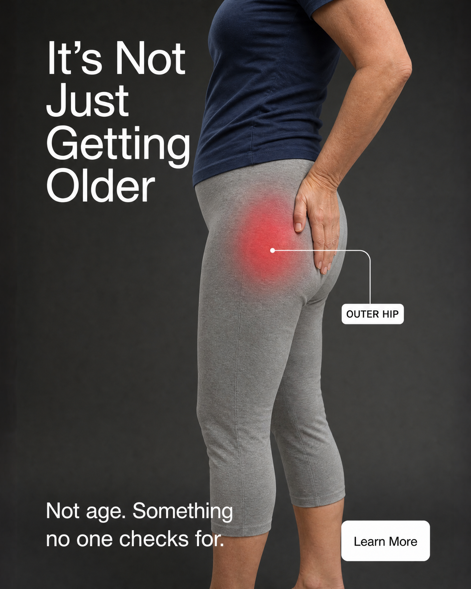 Together Through Menopause Facebook ad: Why Your Hips Ache Every Night