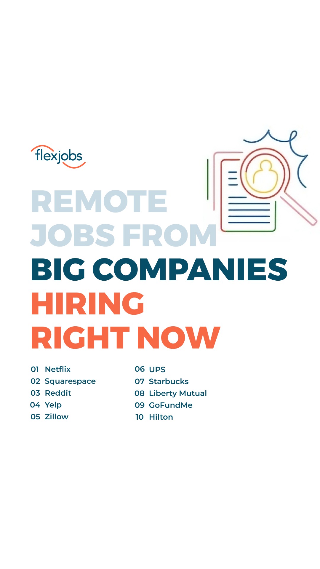FlexJobs Facebook ad