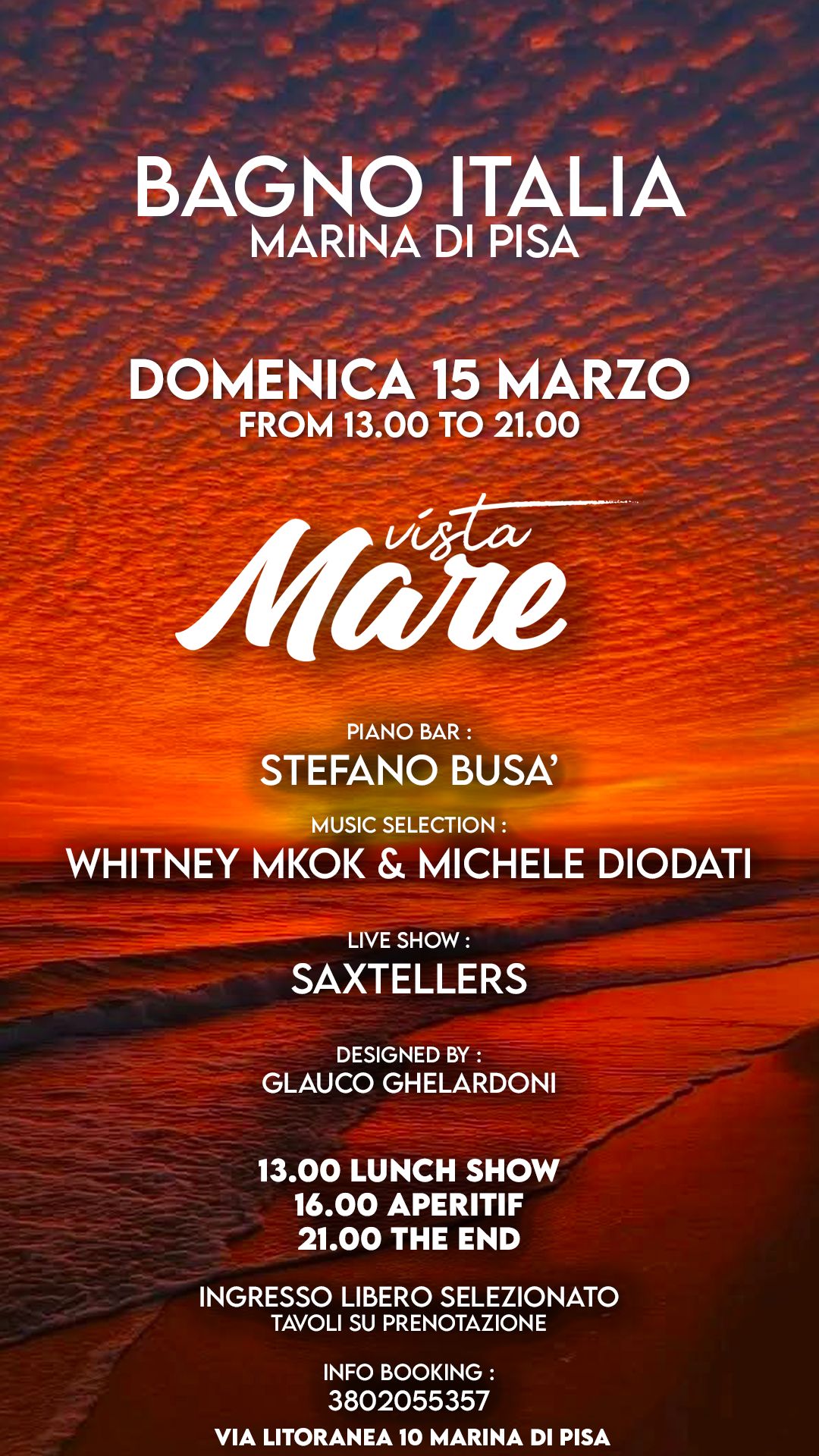 Glauco Ghelardoni Facebook ad: DOMENICA 15 MARZO