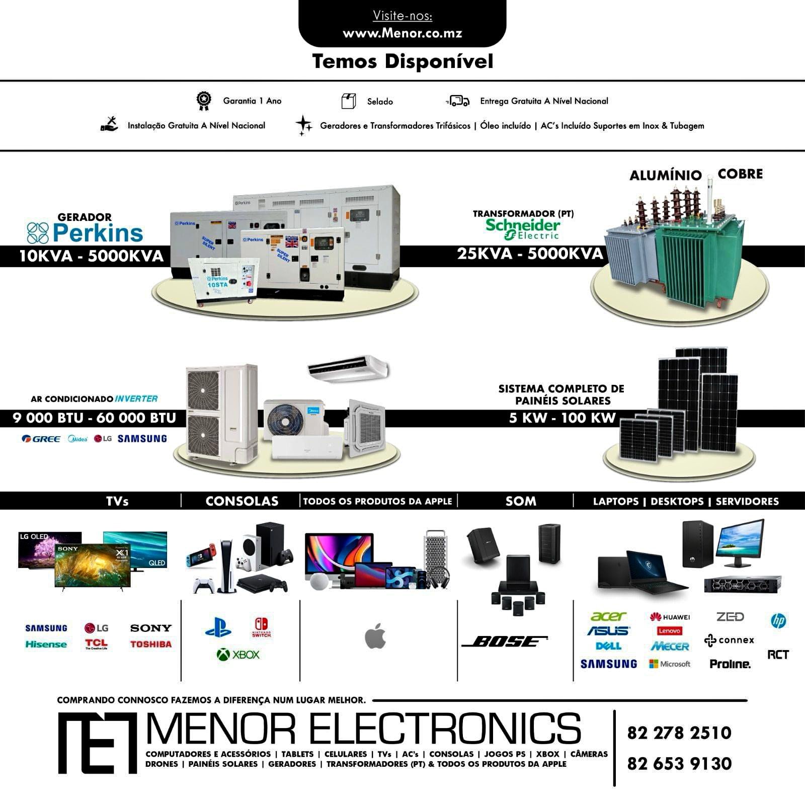 Menor Electronics Facebook ad: Chat in Messenger