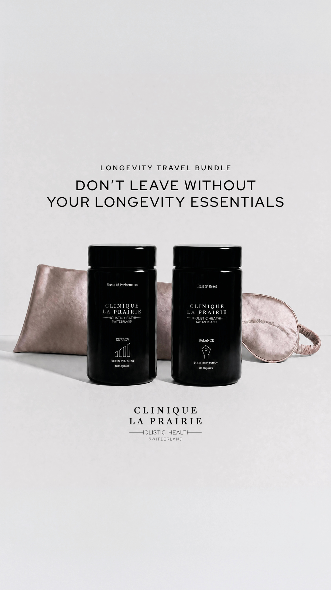 Holistic Health by Clinique La Prairie Facebook ad