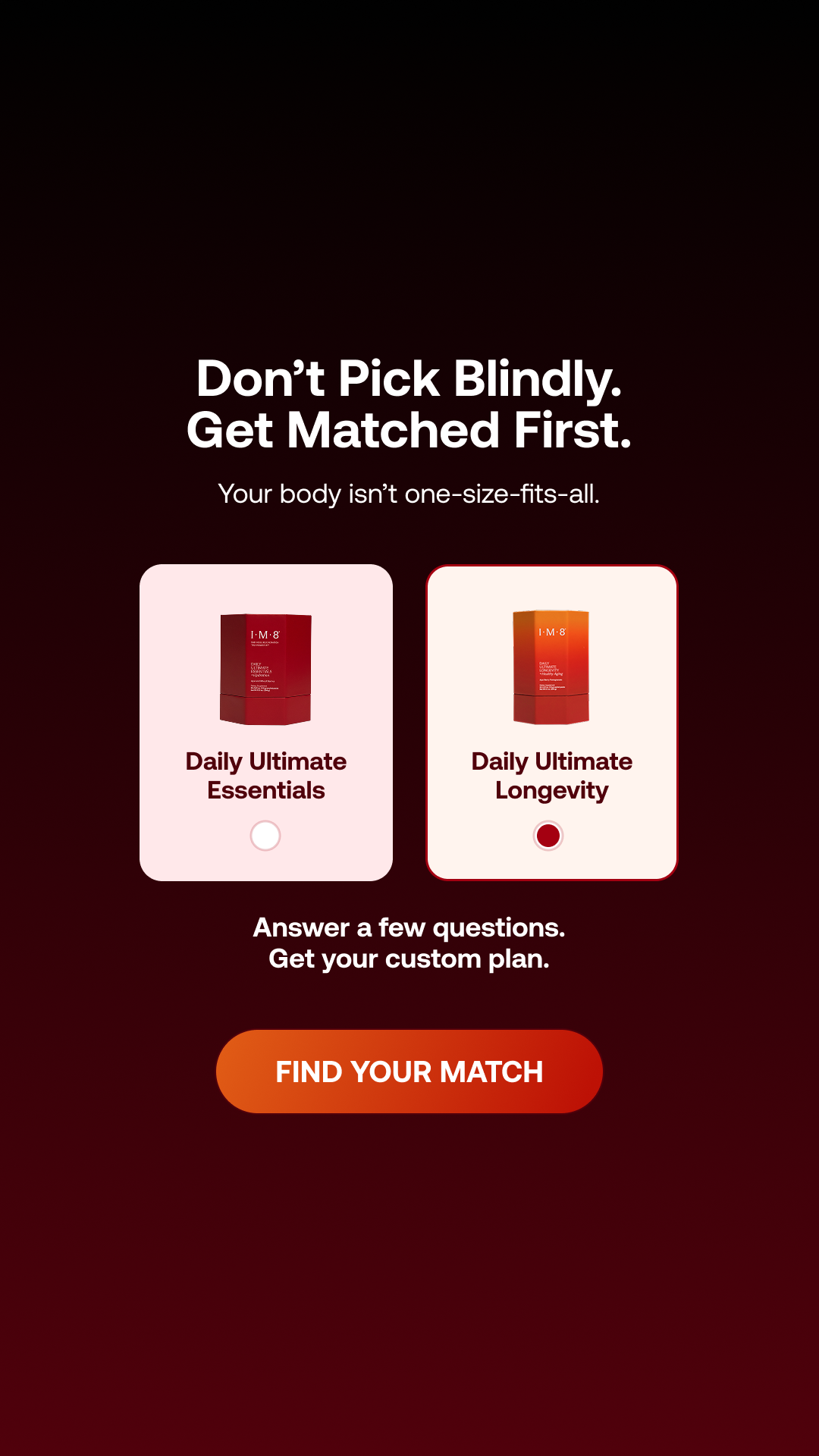 IM8 Health Global Facebook ad