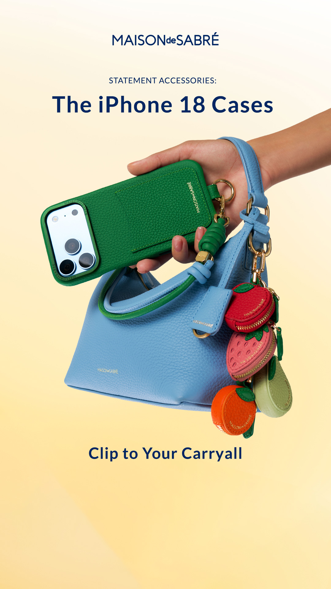 MAISON de SABRÉ Facebook ad: The iPhone 18 Cases | Bold Statement Tech