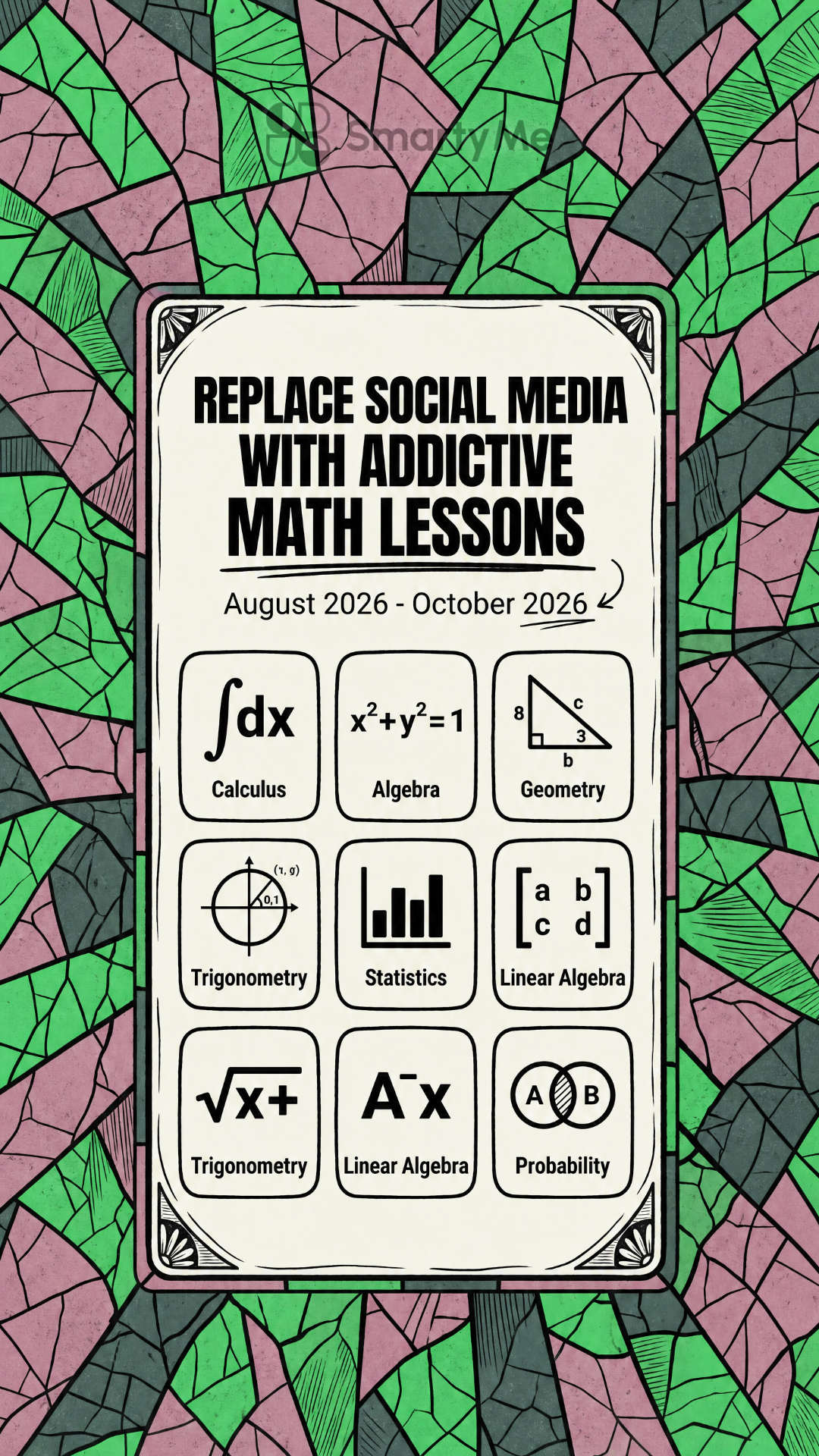 SmartyMe: Math Games Lab Facebook ad: Addictive Math Games that actually make you smarter