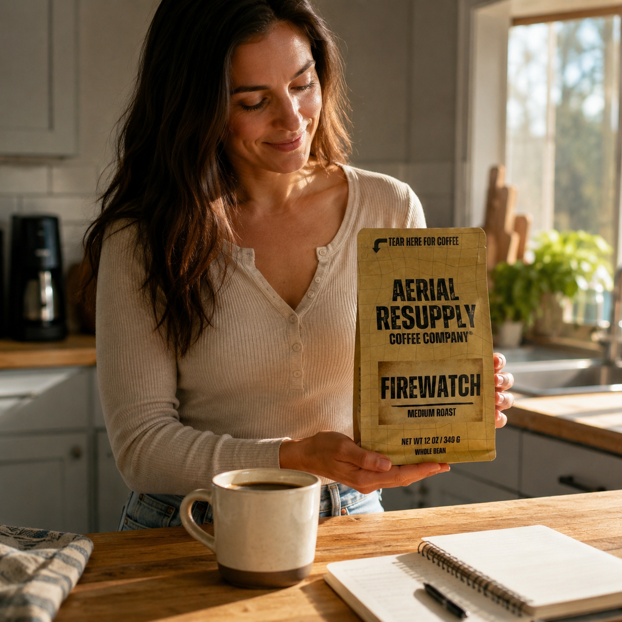 Aerial Resupply Coffee Facebook ad: Smooth coffee for everyday drinking