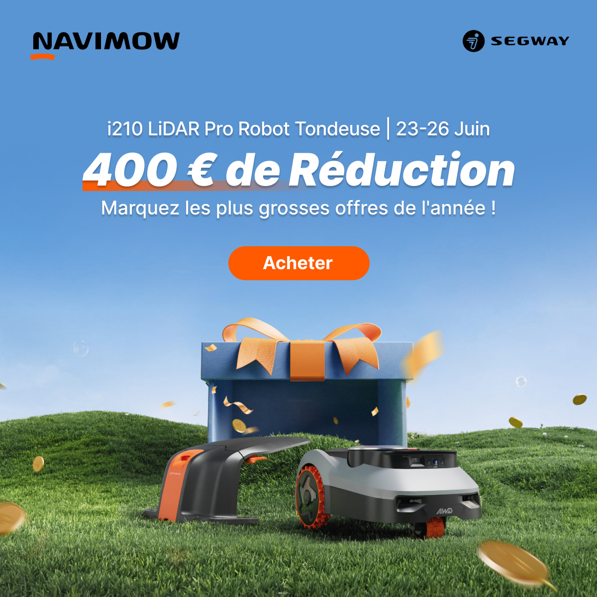 Segway Navimow FR Facebook ad