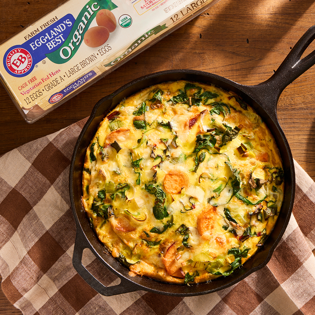 Allrecipes Facebook ad: Winter Vegetable Frittata