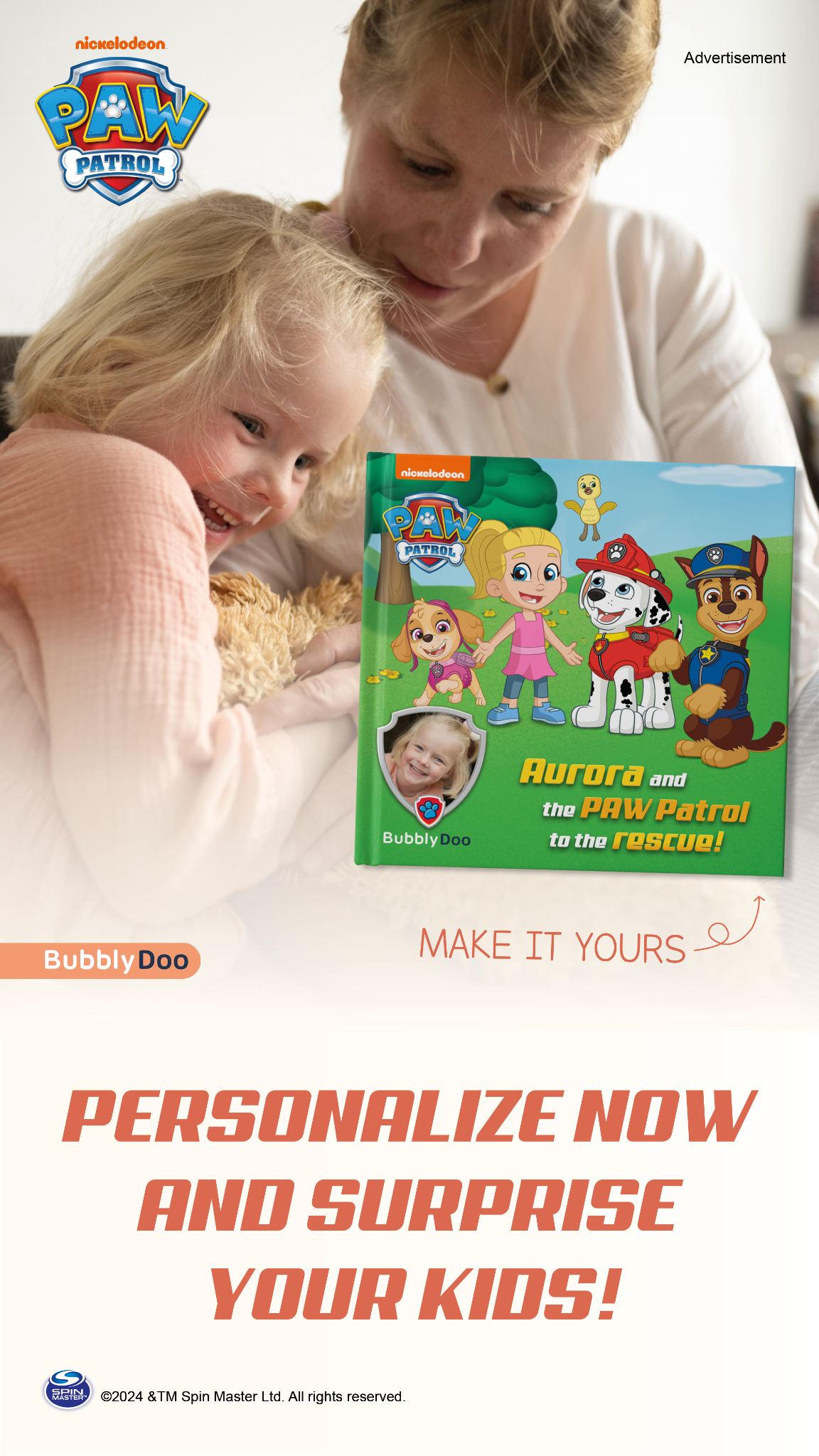 BubblyDoo Books Facebook ad