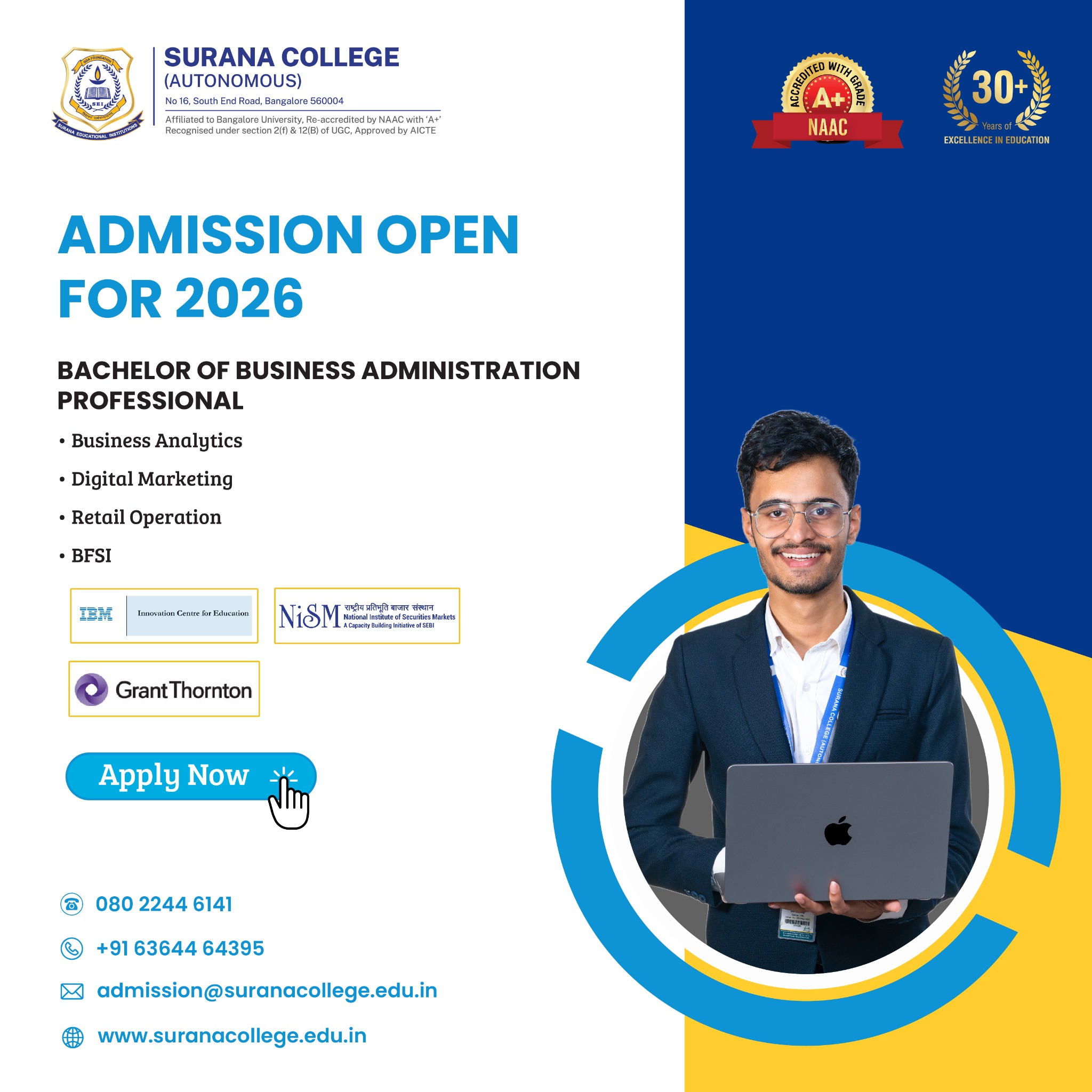 Surana College - Autonomous Facebook ad