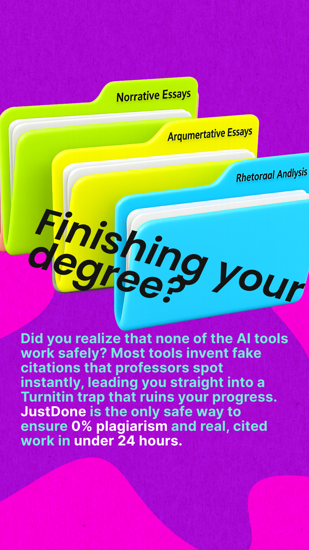 Justdone: All-in-one AI tool  Facebook ad