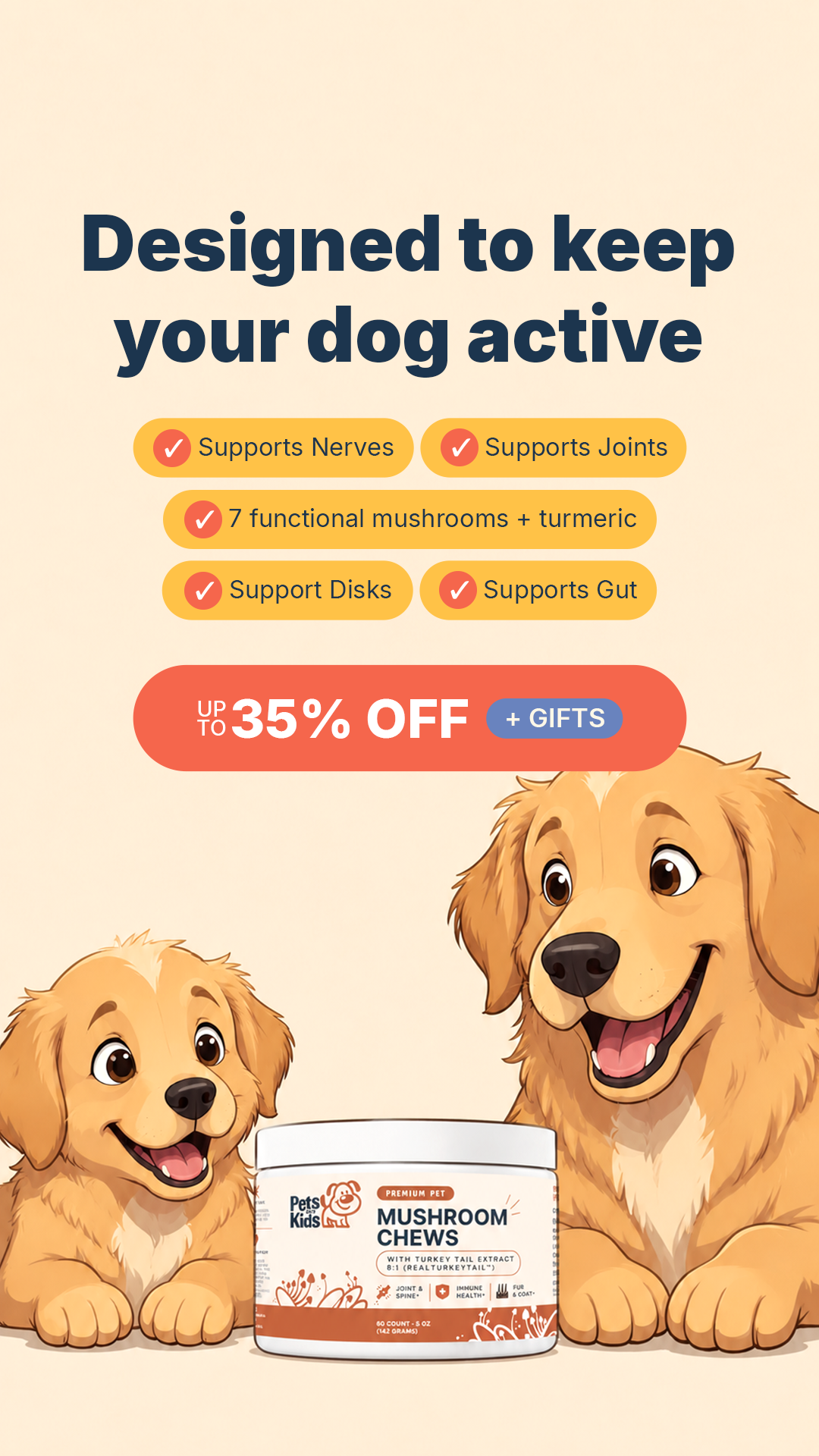 Pets Are Kids Facebook ad