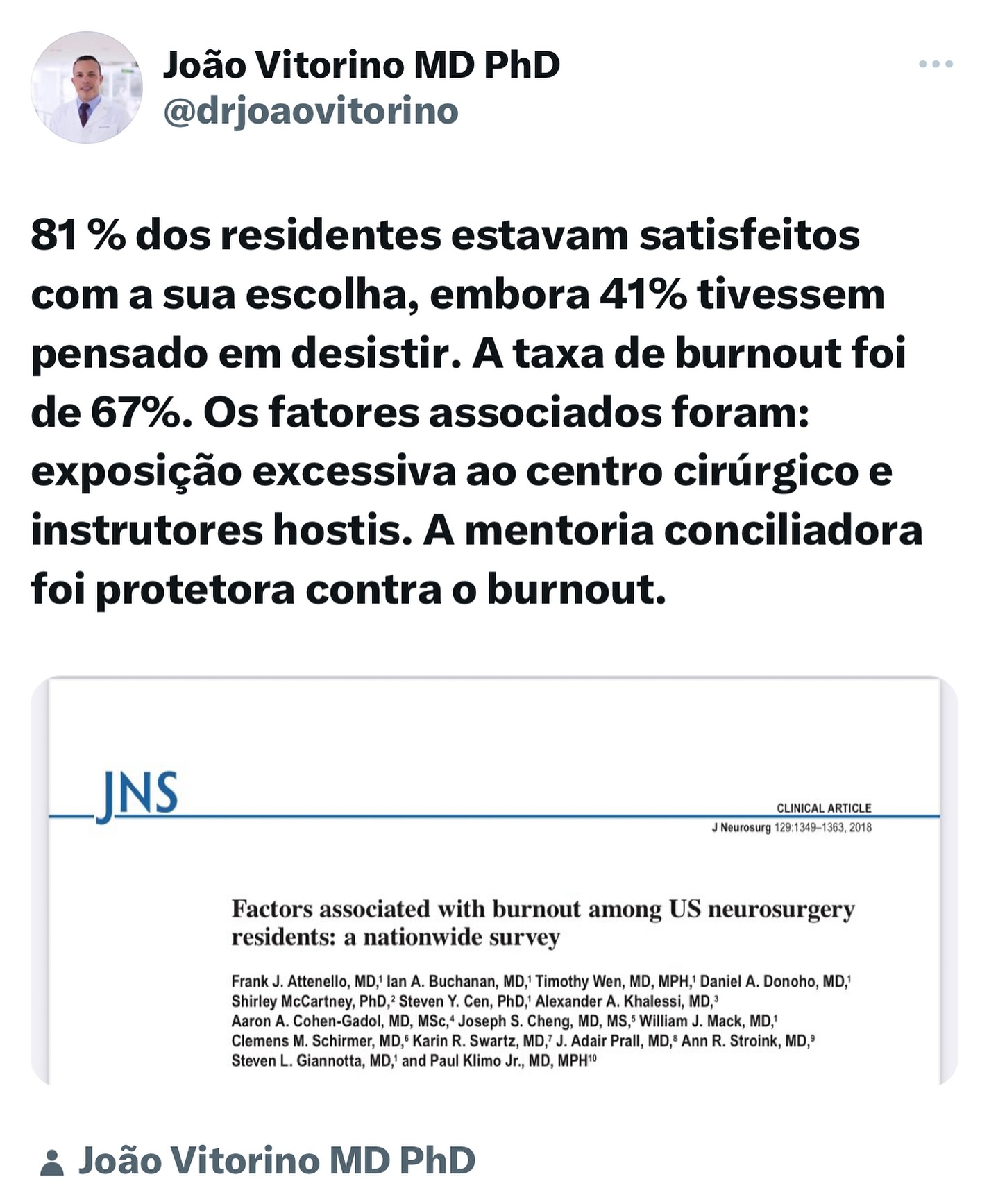 Dr. João Vitorino Facebook ad