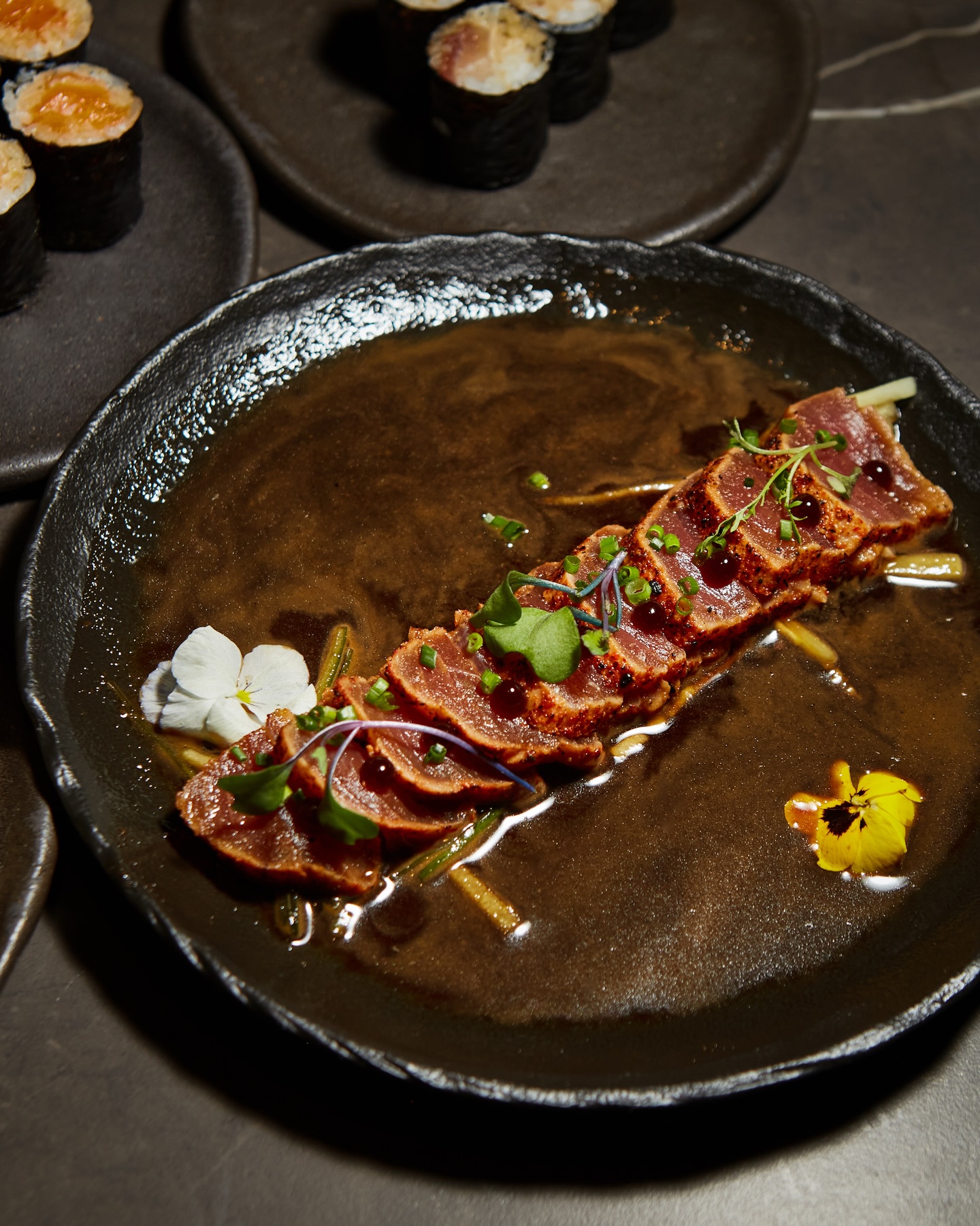 Ono Hosomaki Bar Facebook ad: Dinner wants precision.