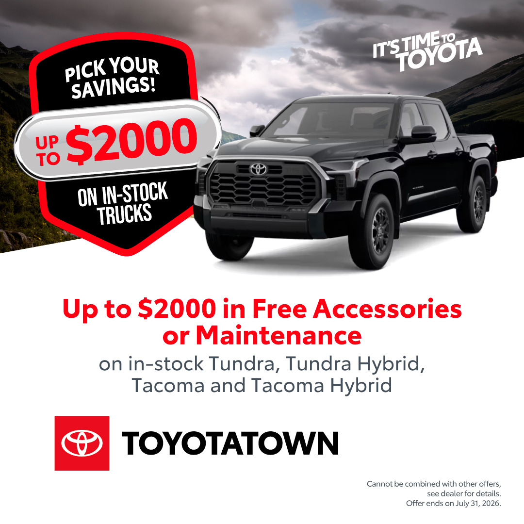 Toyota Town Facebook ad from Jul 7, 2026