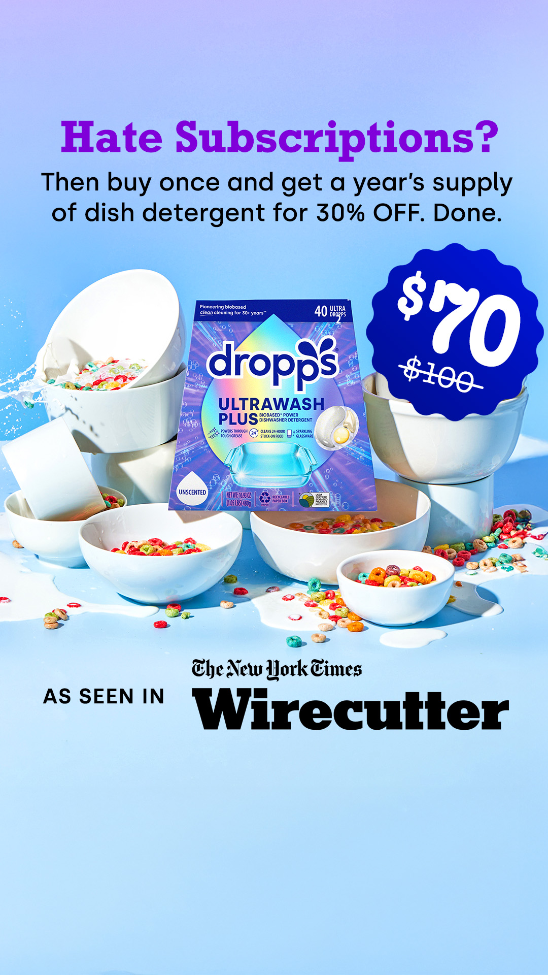 Dropps Facebook ad