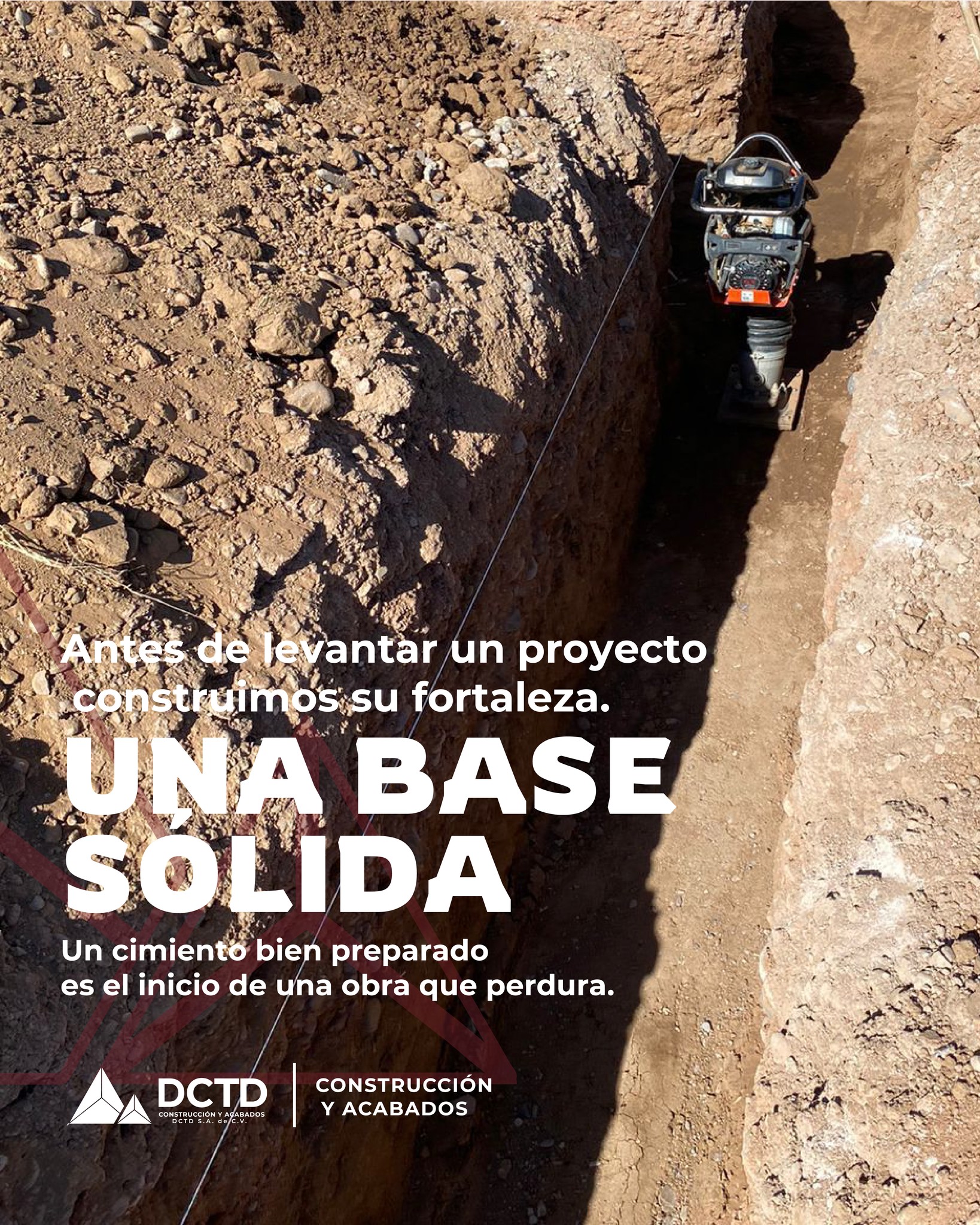 DCTD S.A de C.V Facebook ad: Los grandes resultados no comienzan cuando una obra…