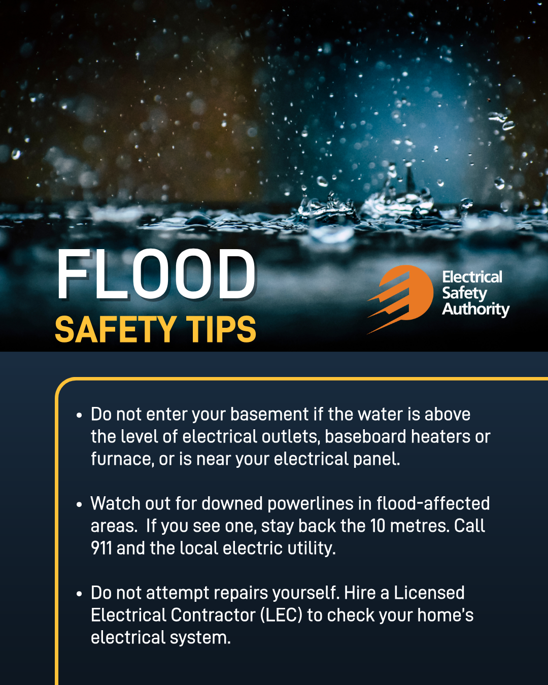 Home and Safety: Electrical Safety Authority Facebook ad