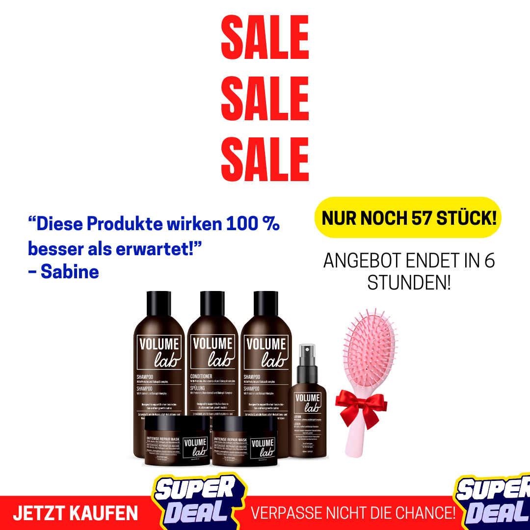 Harmonyvita.de Facebook ad: Jeden Tag Haare wie nach dem Friseur