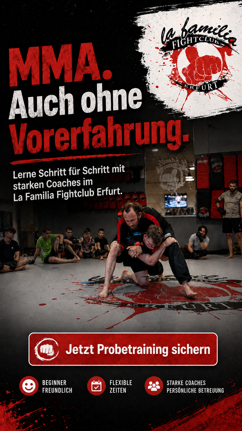 La familia Fightclub Erfurt Facebook ad