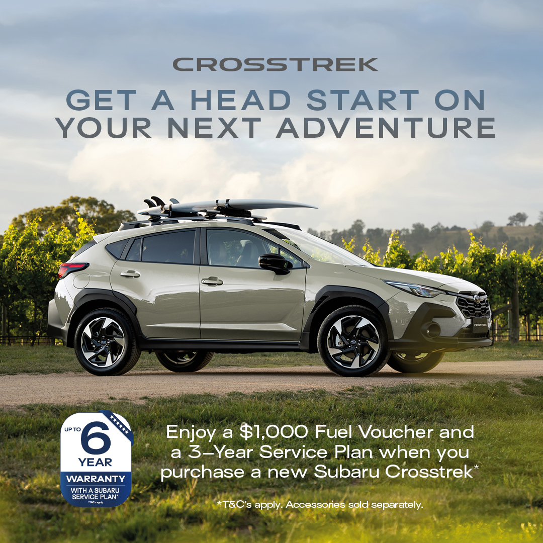 Subaru New Zealand Facebook ad: Get a head start on your next adventure