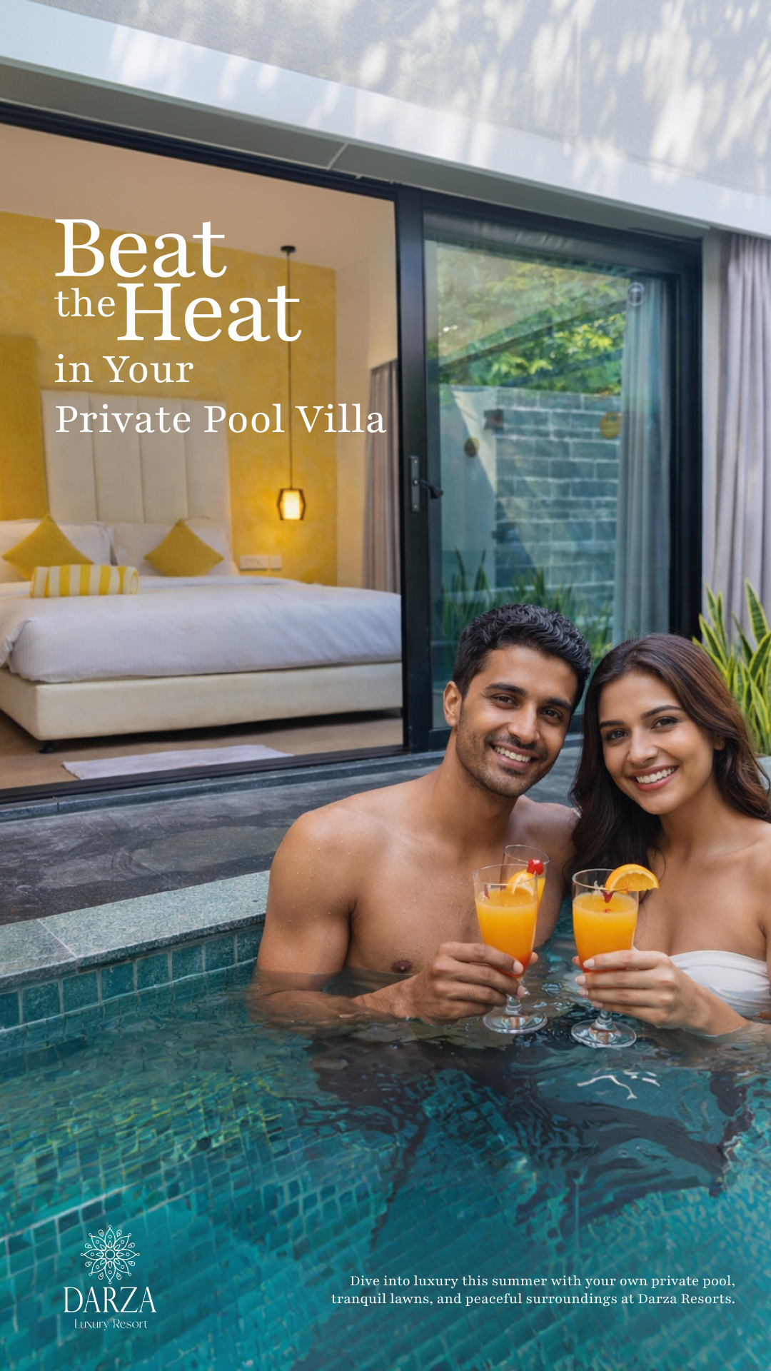 Darza Luxury Resorts Facebook ad from Apr 29, 2026