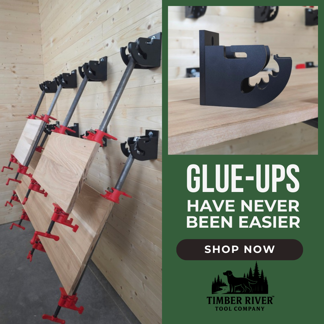 Timber River Tool Company Facebook ad: Built for Woodworkers With Full-Time Jobs
