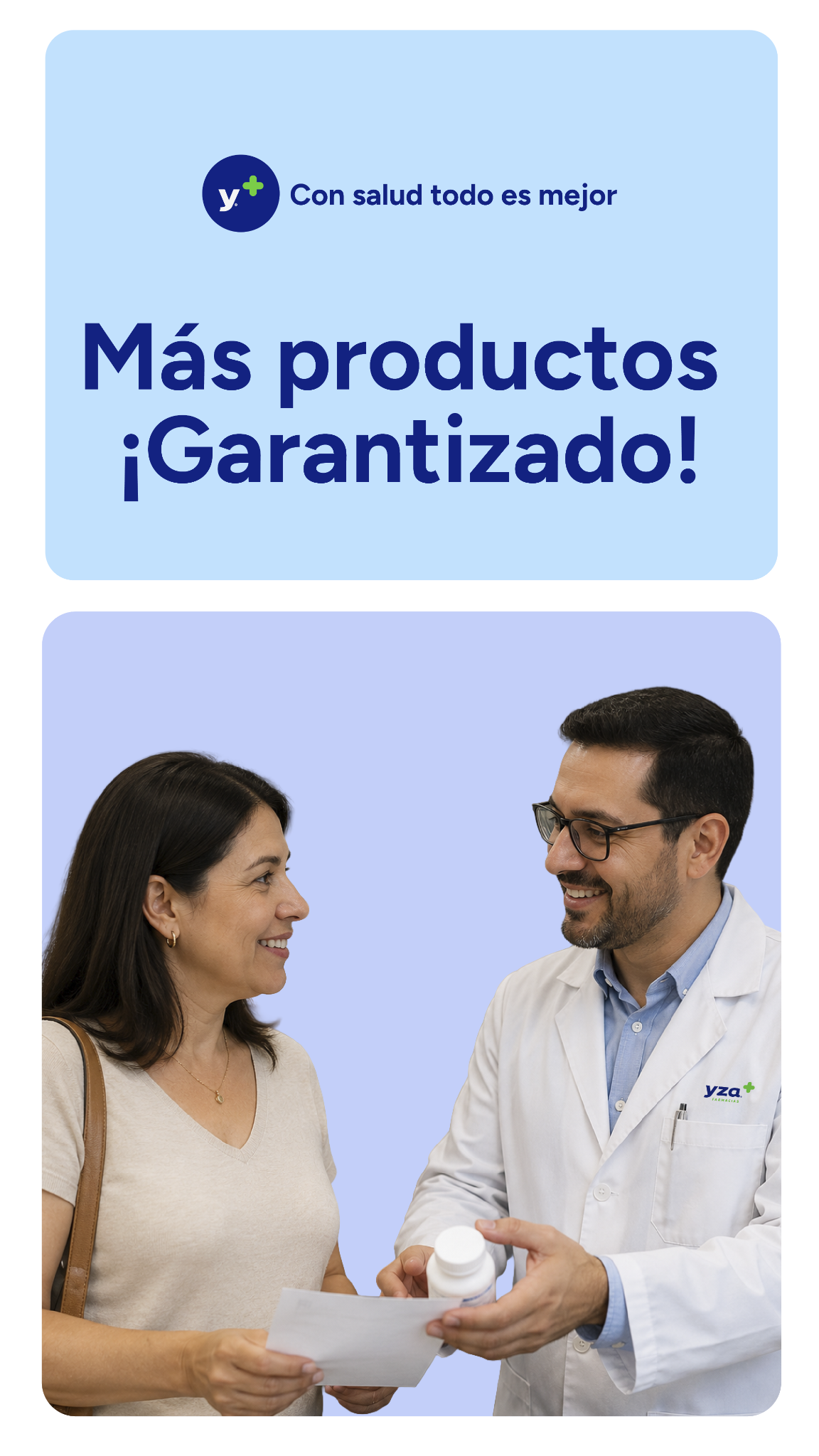 Farmacias Yza Facebook ad from Aug 11, 2026
