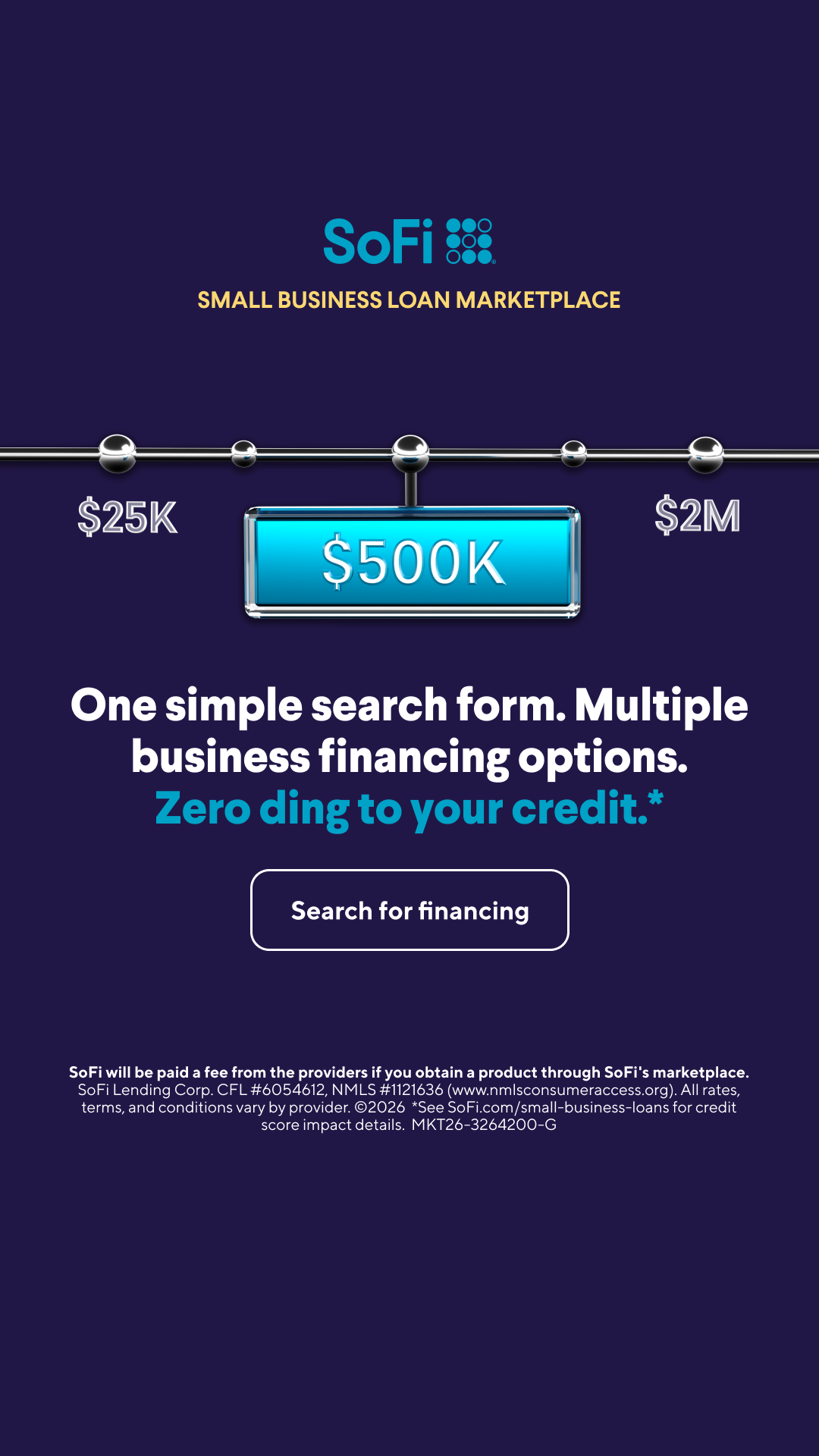 SoFi Facebook ad