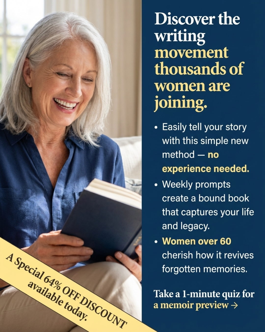 Memowrite Facebook ad