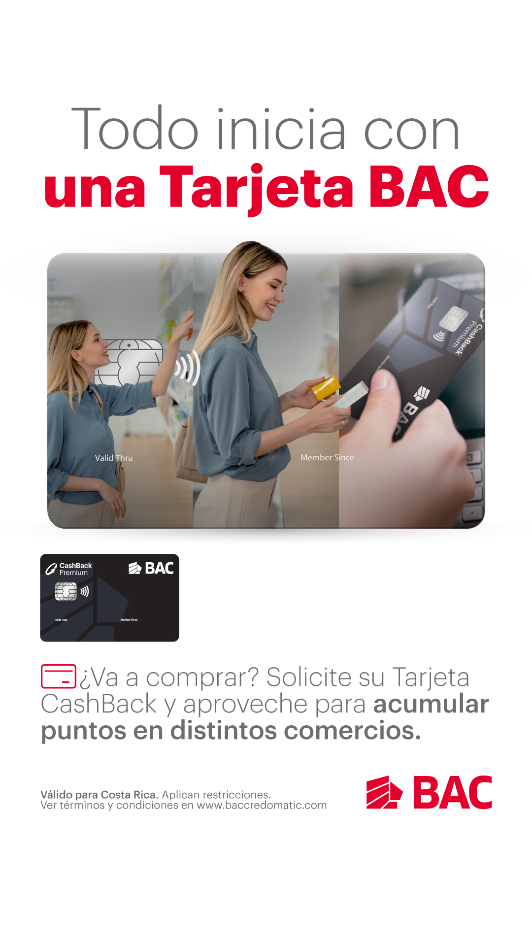 BAC Credomatic Facebook ad