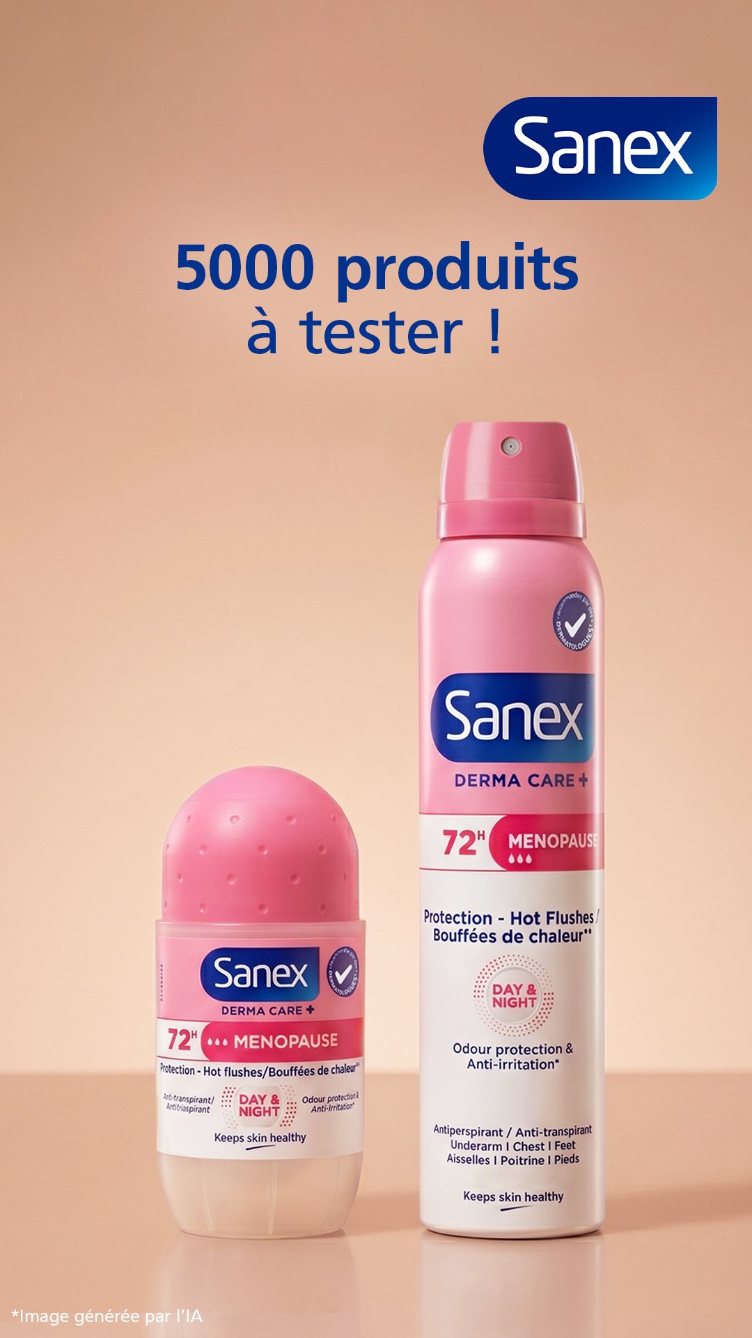 SANEX France Facebook ad from Jul 10, 2026