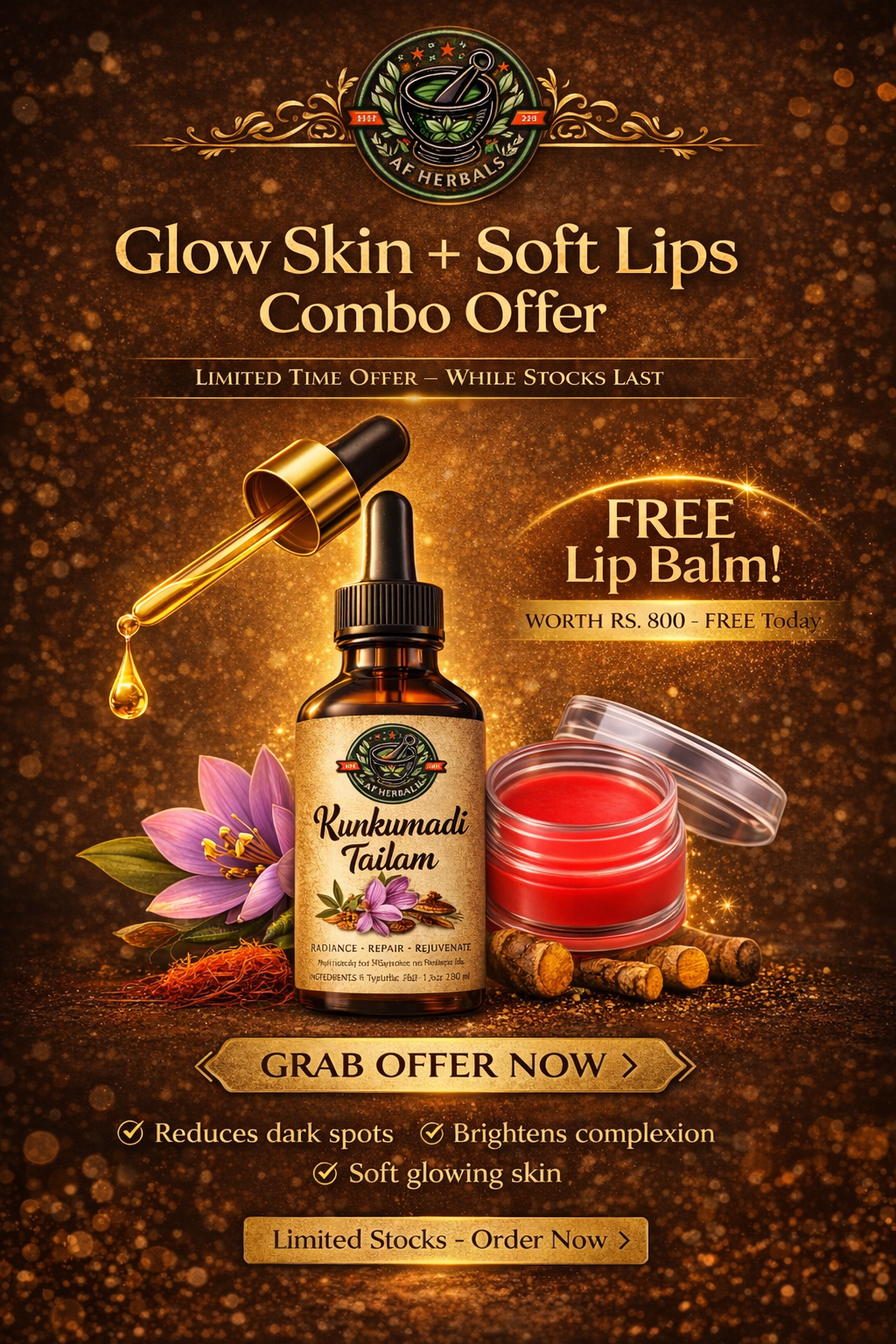 AF Herbals Pvt Ltd. Facebook ad