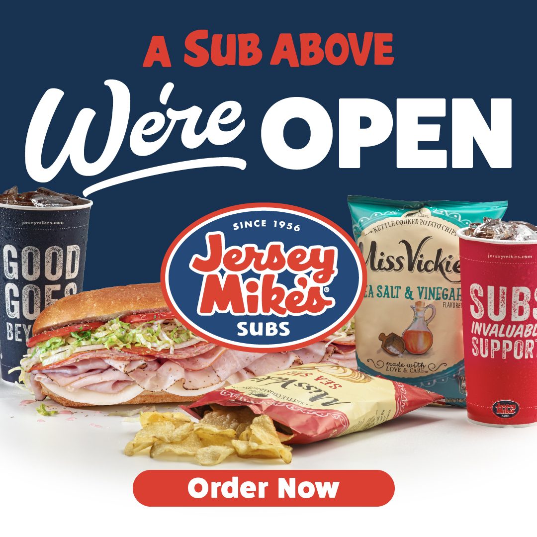 Jersey Mike's Subs Facebook ad: Now Open