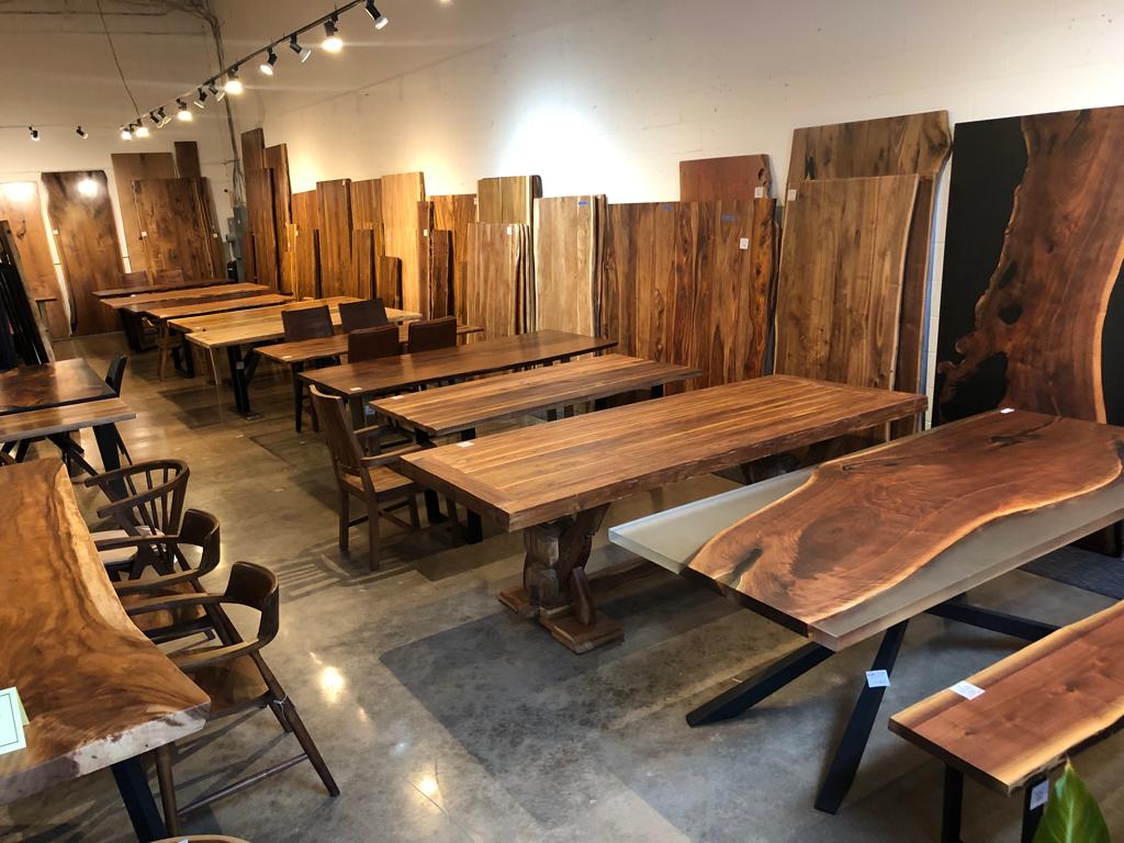 R-Home Furniture Facebook ad: Transform Your Home with Unique Live Edge Wood…