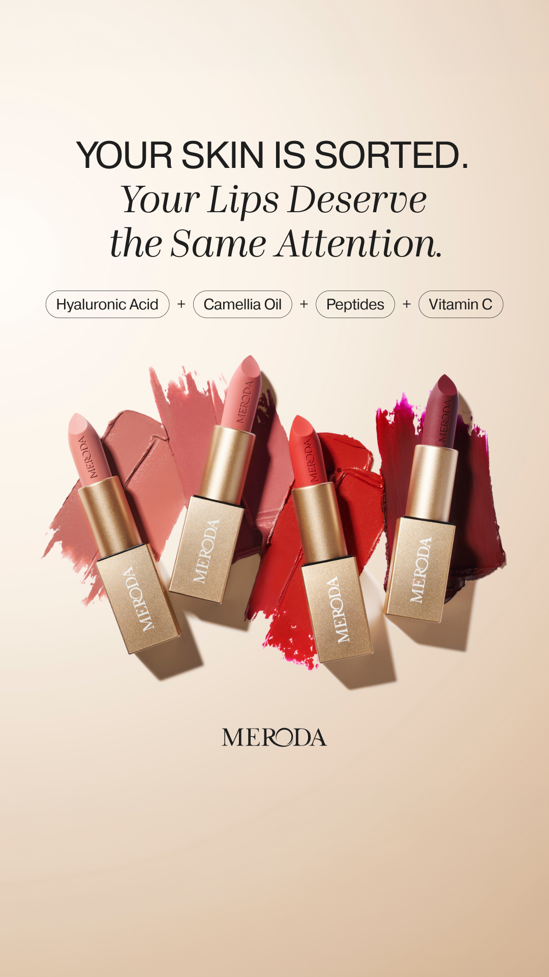 Meroda Cosmetics Facebook ad