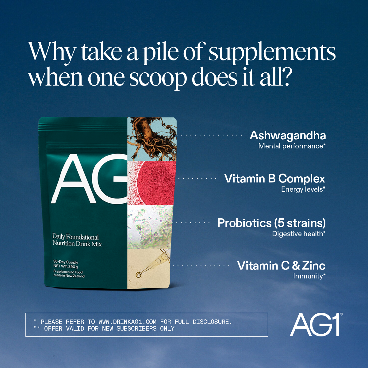 AG1 by Athletic Greens Facebook ad
