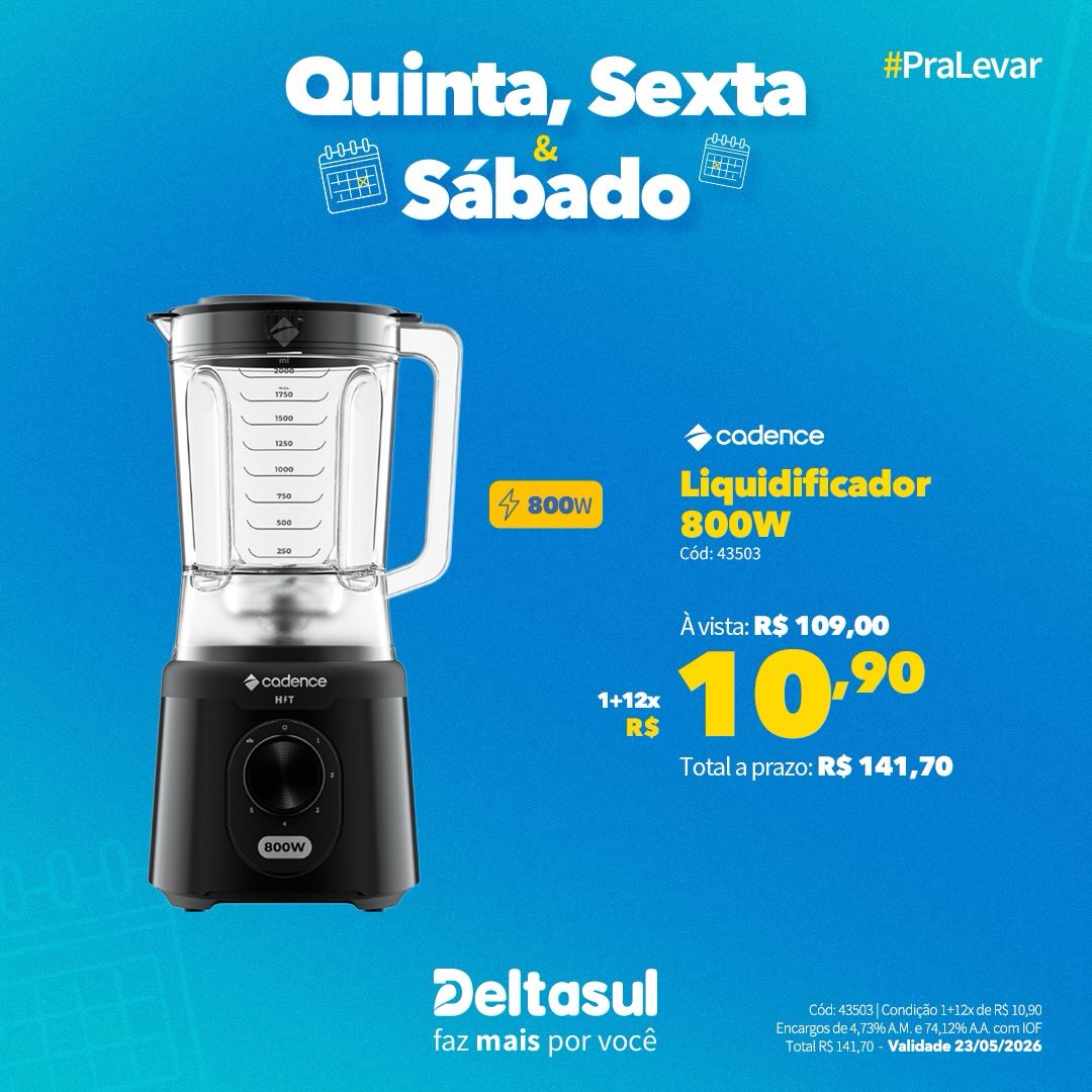 Lojas Deltasul Facebook ad: Ofertas imperdíveis para o seu final de semana…