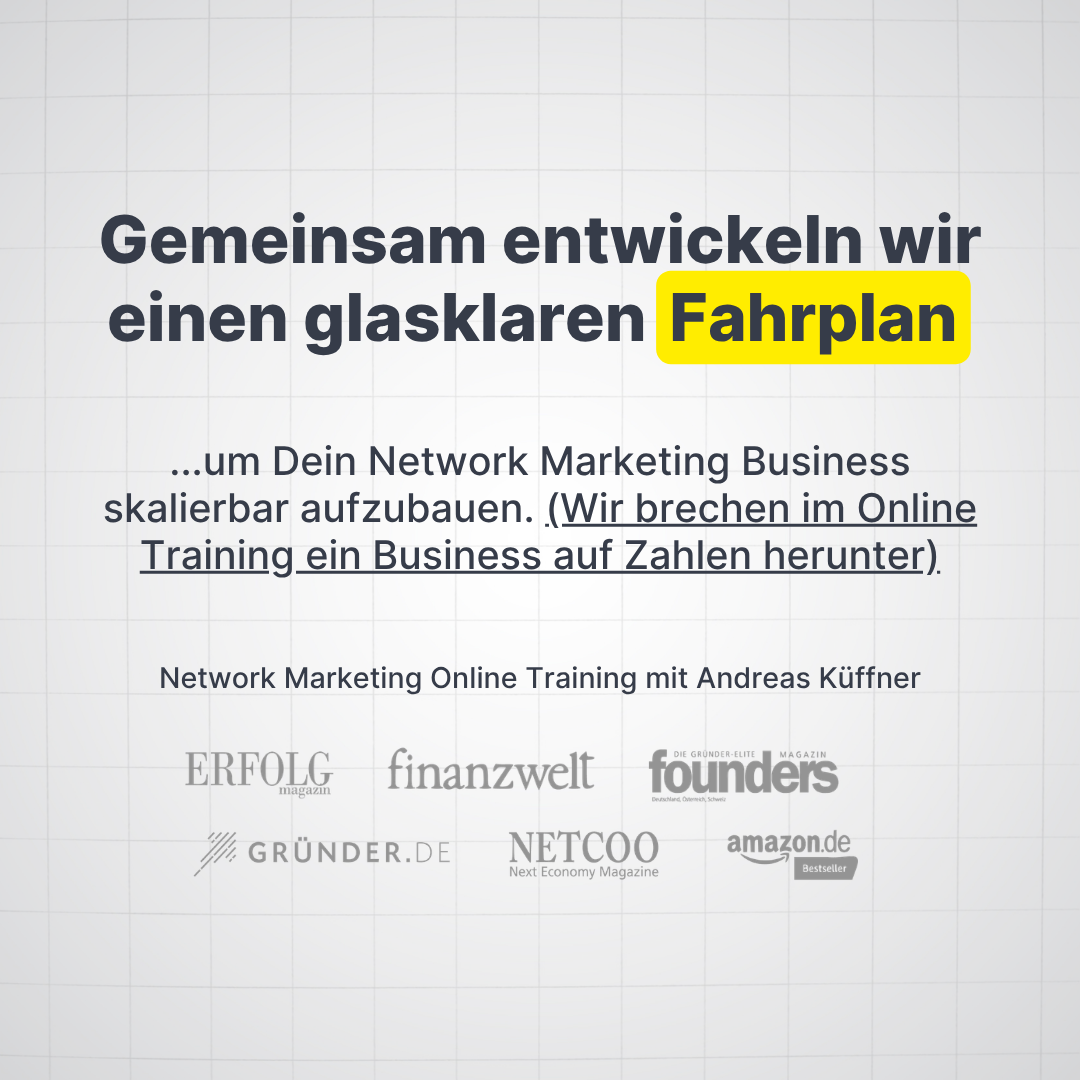 Become the Networker Facebook ad: Werde Network Marketing Unternehmer