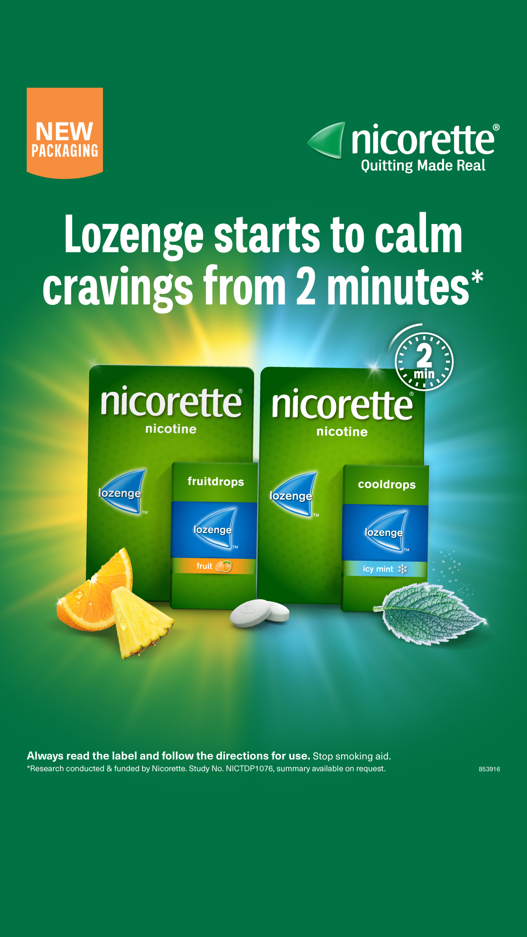 Nicorette ANZ Facebook ad
