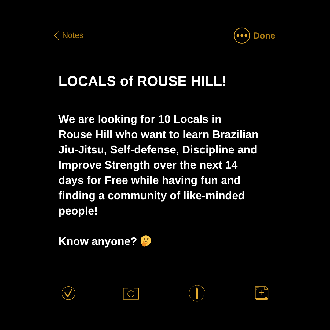 Alpha Jiu-Jitsu Academy Rouse Hill Facebook ad
