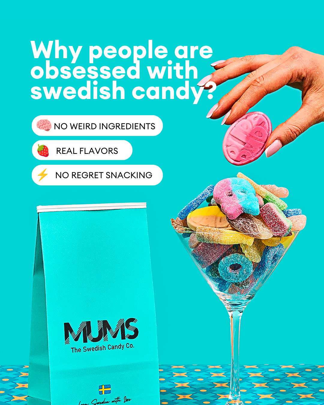 Mums - The Swedish Candy Co. Facebook ad